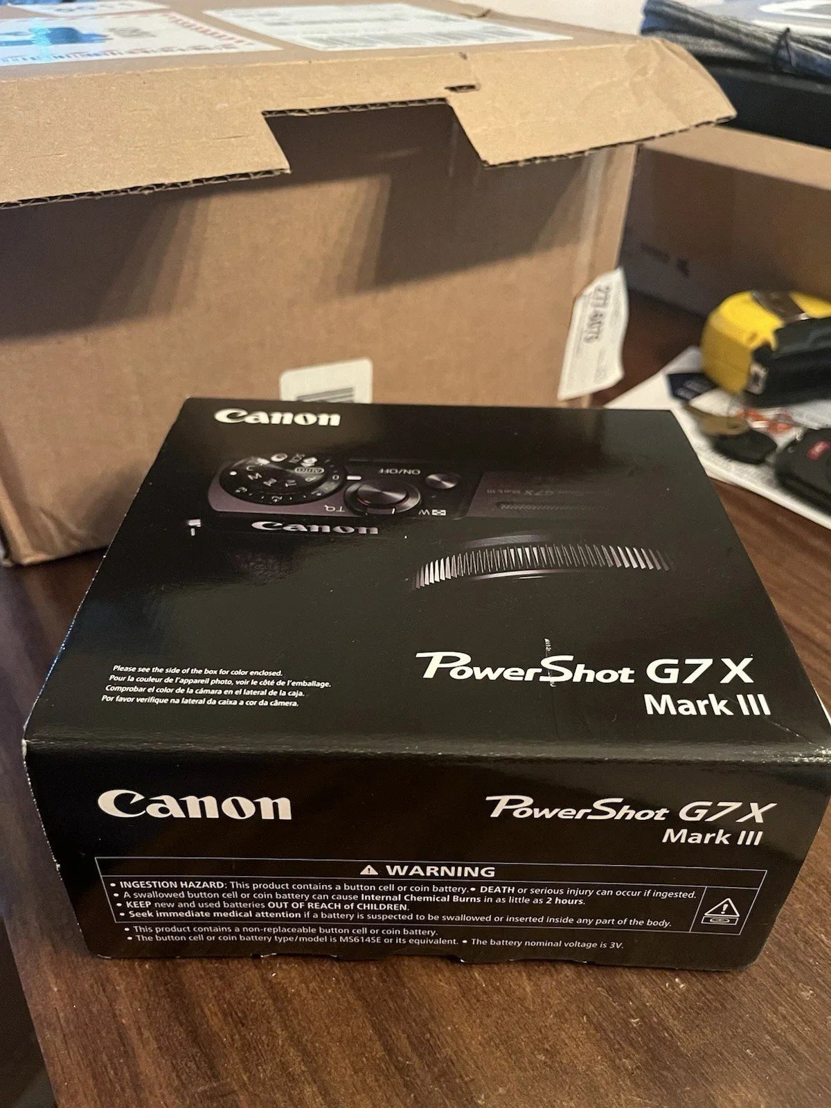 Brand New In Box Canon G7X Mark lll 20.1MP Digital Camera Black