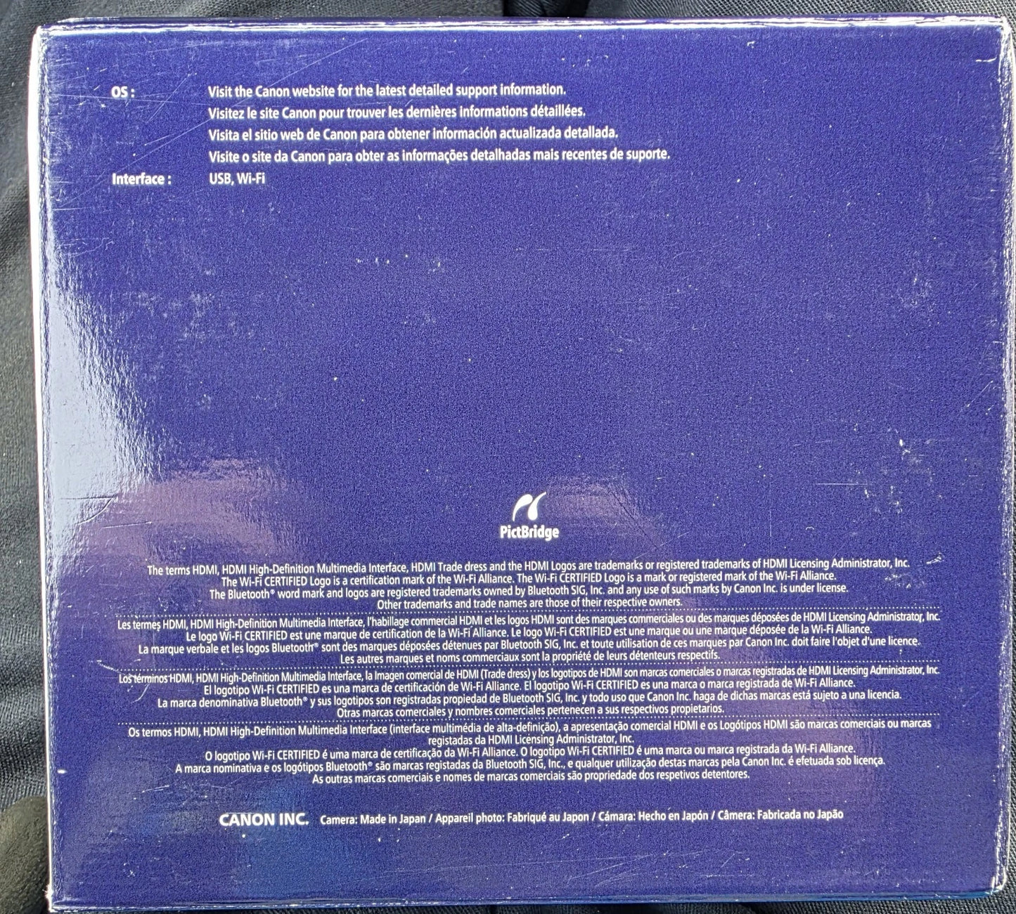 Canon PowerShot SX740 HS 20.3MP 4K Digital Camera 40x Optical Zoom Wi-Fi Black