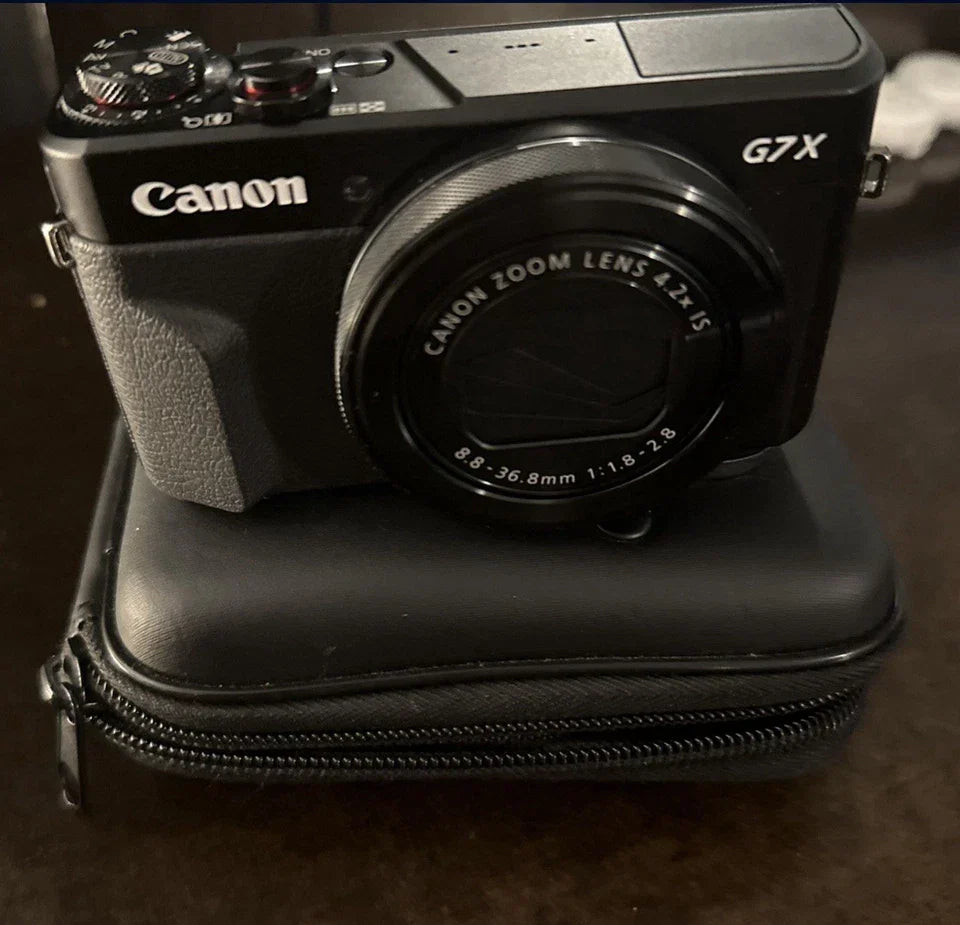 Canon PowerShot G7 X Mark ll 20.1 MP Compact Digital Camera - Black