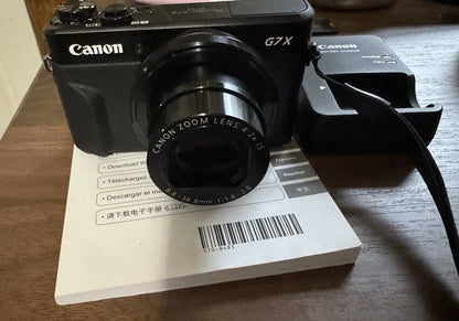 Canon PowerShot G7 X Mark II 20.1MP Compact Camera - Black