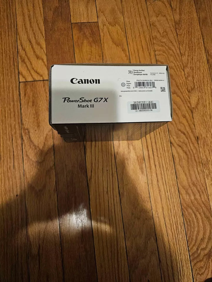 Canon PowerShot G7 X Mark lll - 20.1MP Point & Shoot Digital Camera - Silver