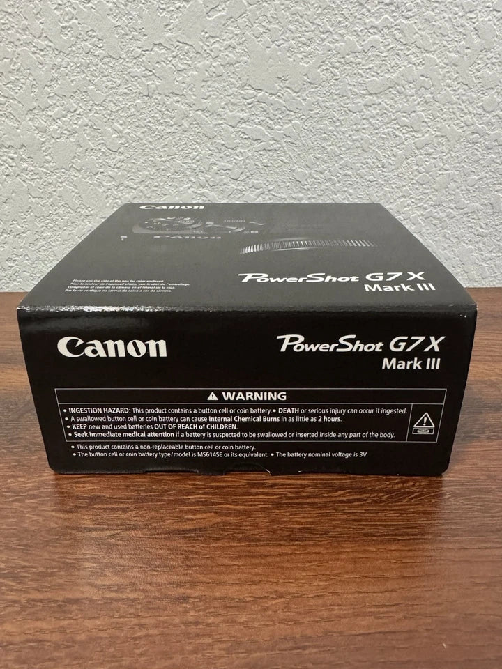 Canon PowerShot G7 X Mark lll 20.1MP Point & Shoot Digital Camera Black US *NEW*